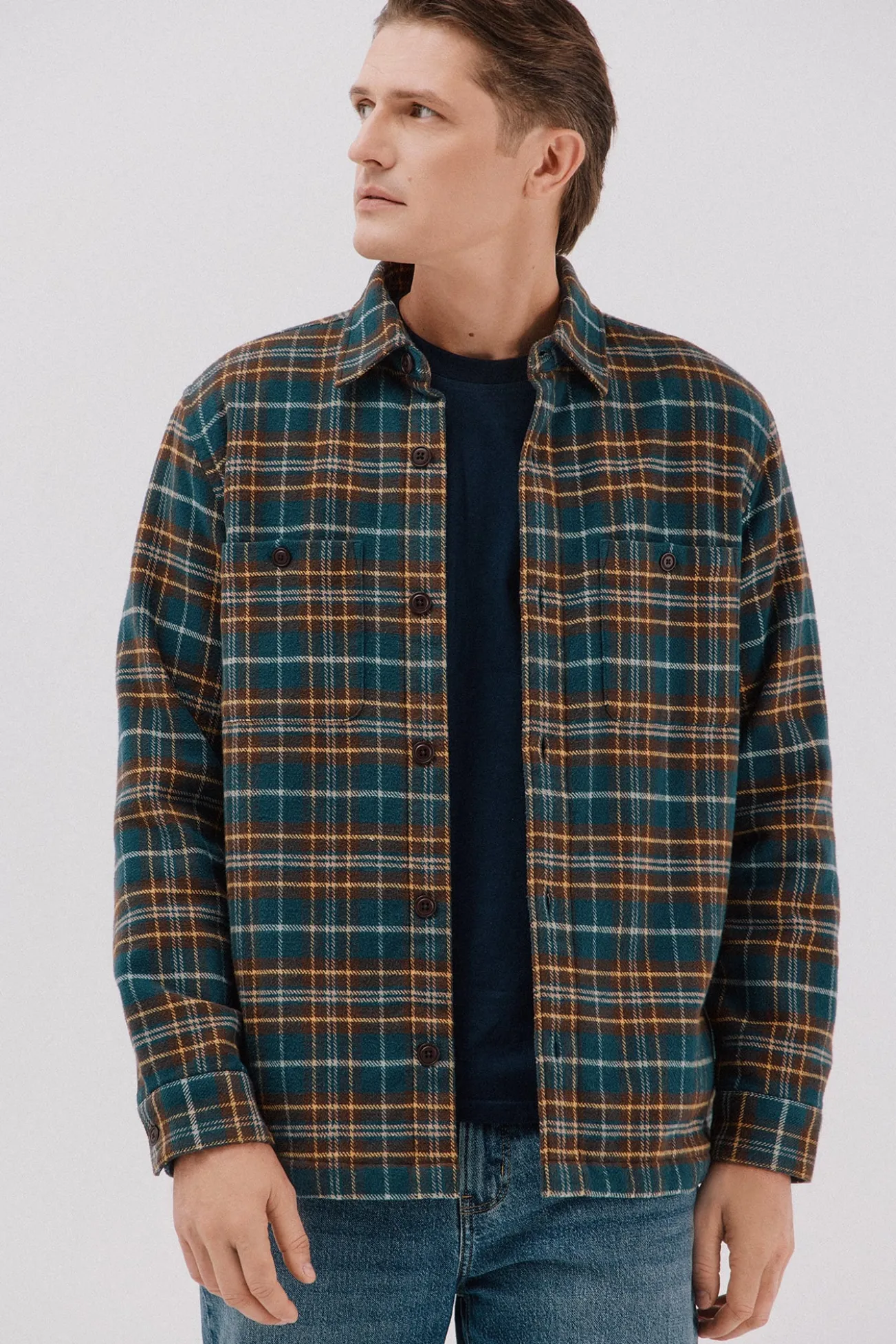 Sobrecamisa acolchoada