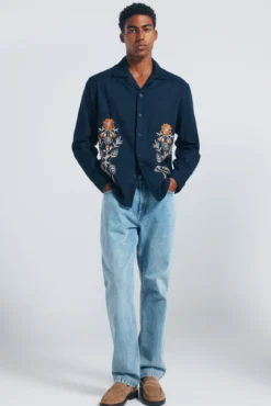 Sobrecamisa bordada