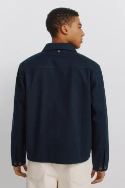 Sobrecamisa overshirt fit em algodão