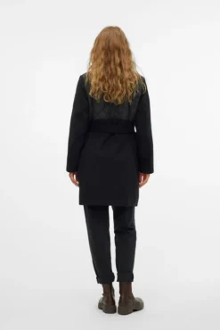 Sobretudo midi duplo maternity