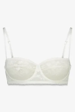 Soutien balconette de renda branca PRETTY