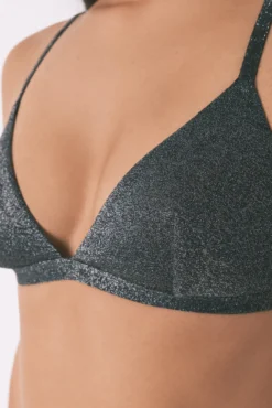 Soutien de lurex de veludo preto NATURAL