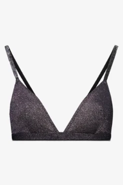 Soutien de lurex de veludo preto NATURAL
