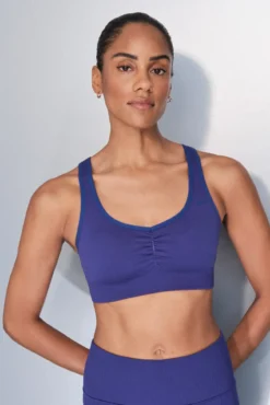 Soutien desportivo azul SEAMLESS FIT