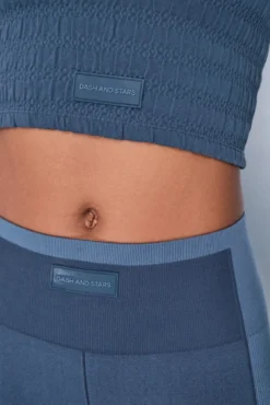 Soutien desportivo azul Smock SEAMLES COMFORT