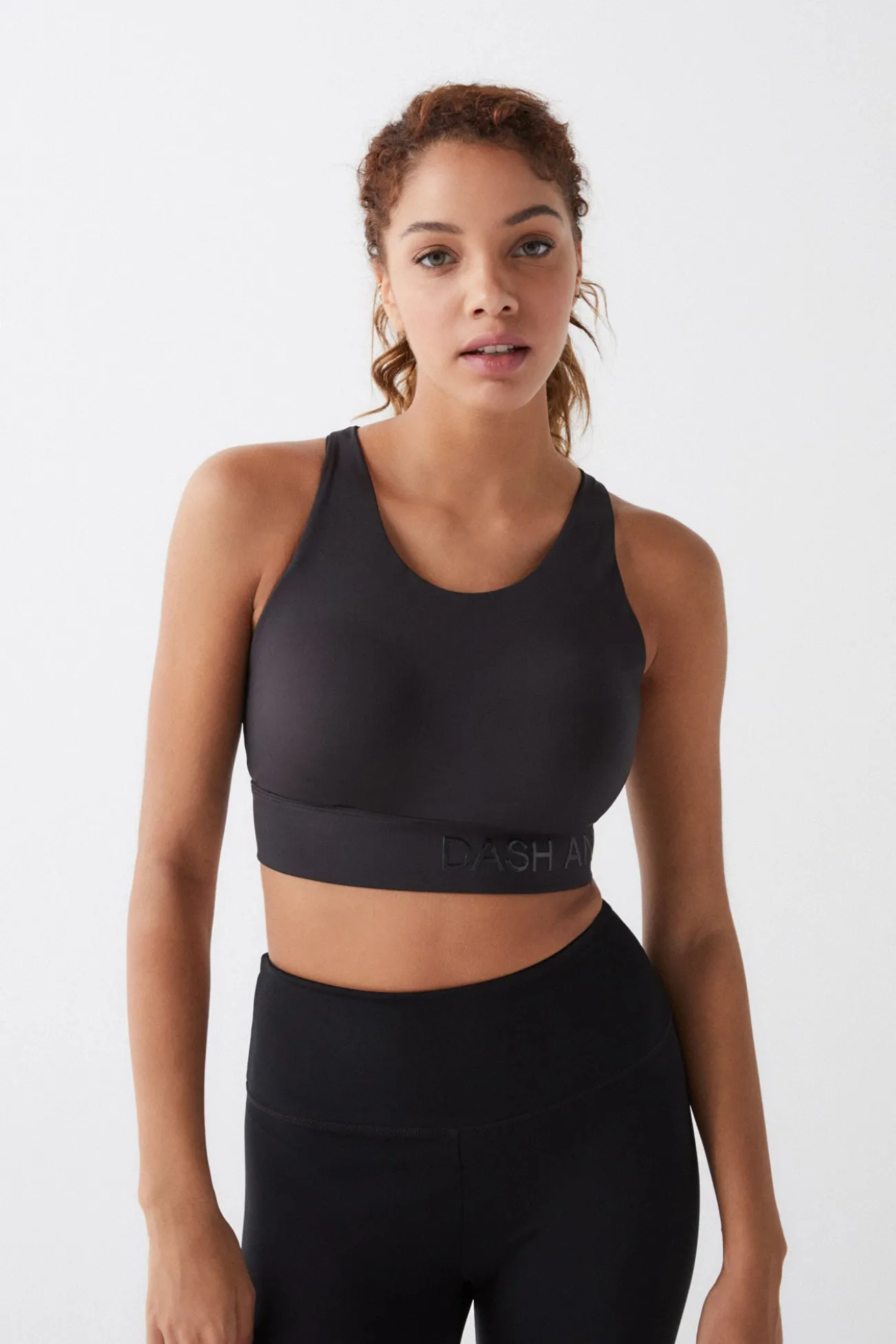 Soutien desportivo preto 4D Stretch