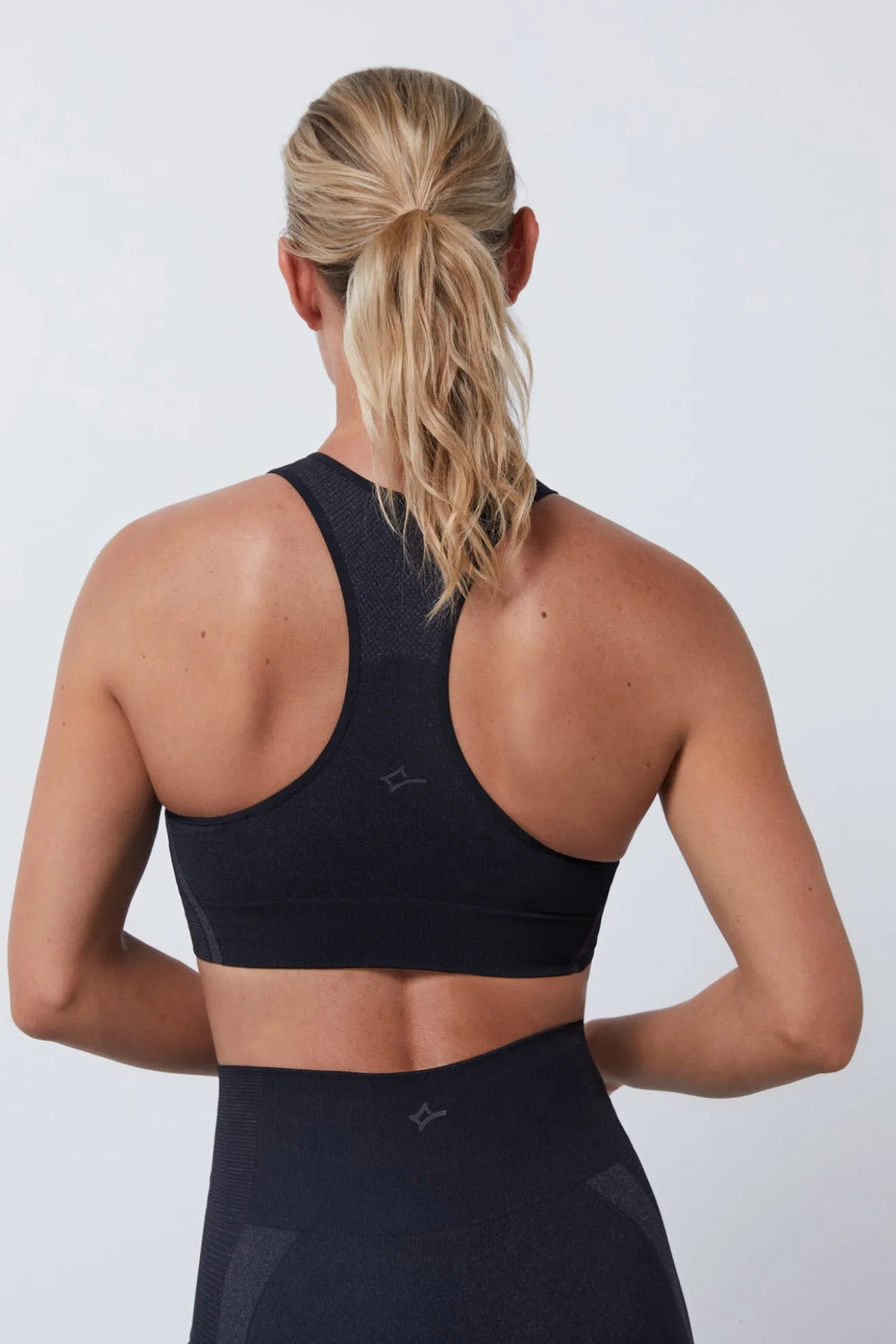 Soutien desportivo preto Seamless Fit