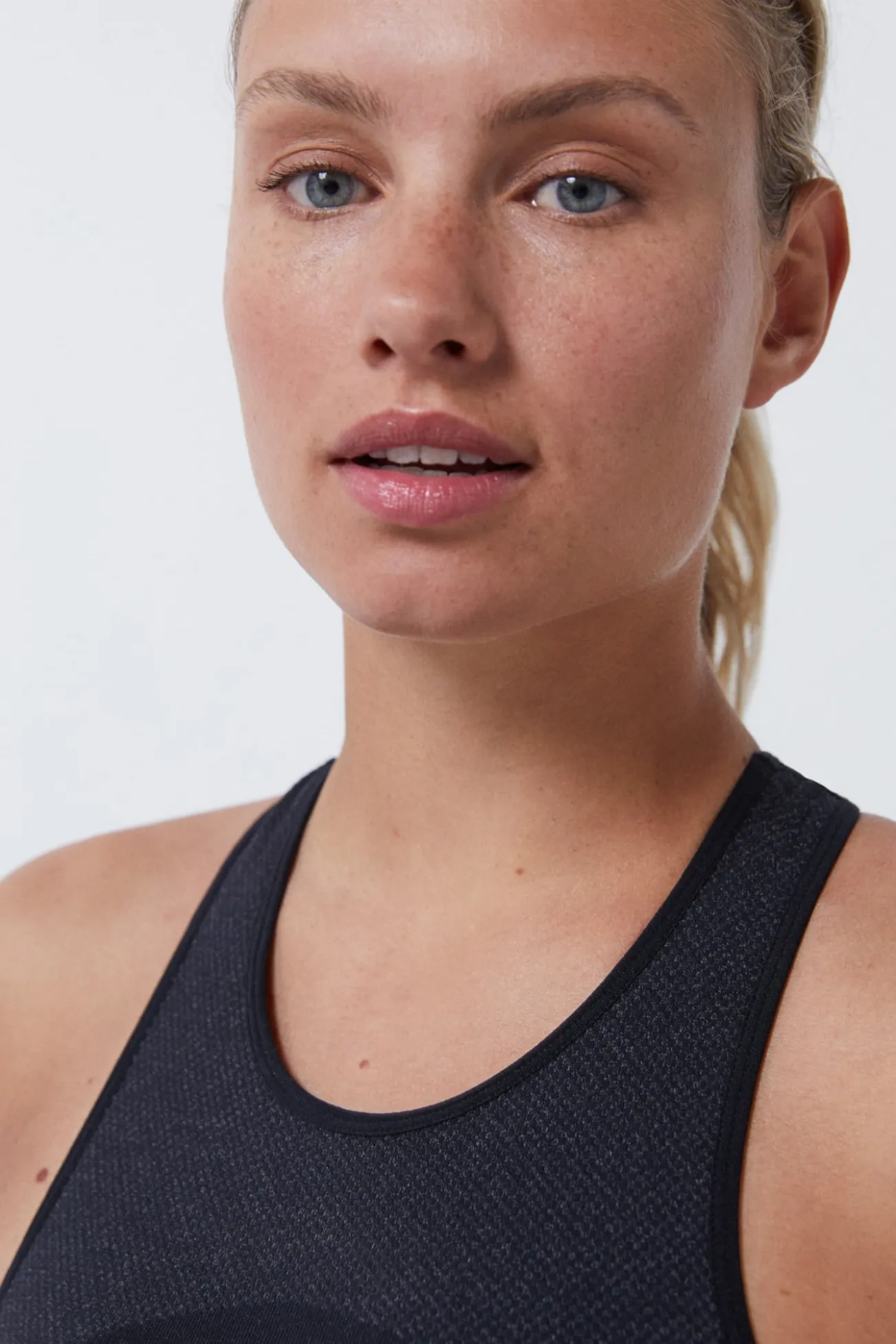 Soutien desportivo preto Seamless Fit