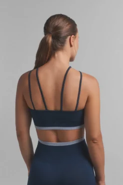 Soutien desportivo SEAMLESS COMFORT azul. Colaboração especial @ffitcoco