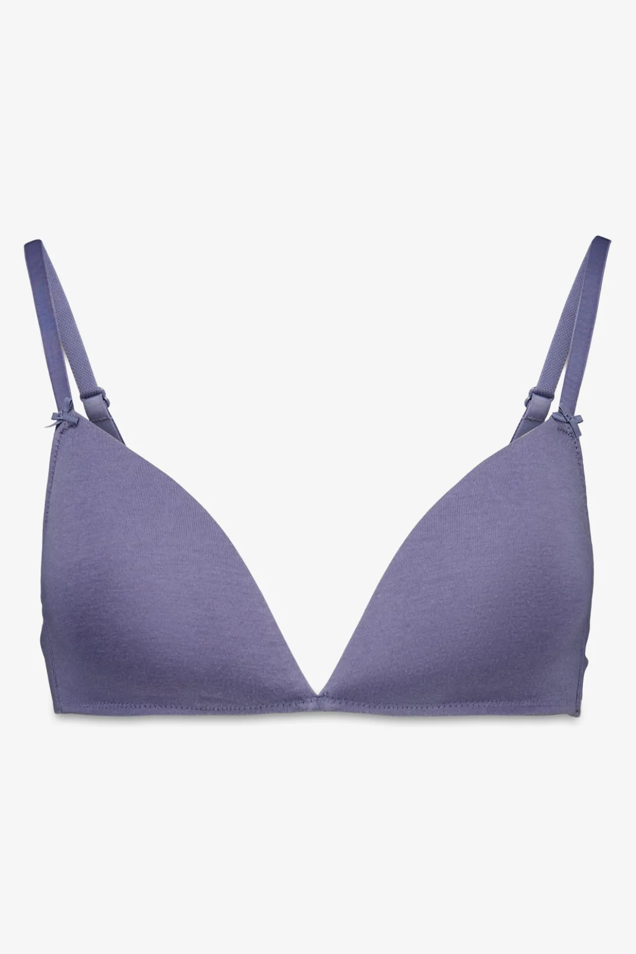 Soutien triangular em algodão azul CHARMING