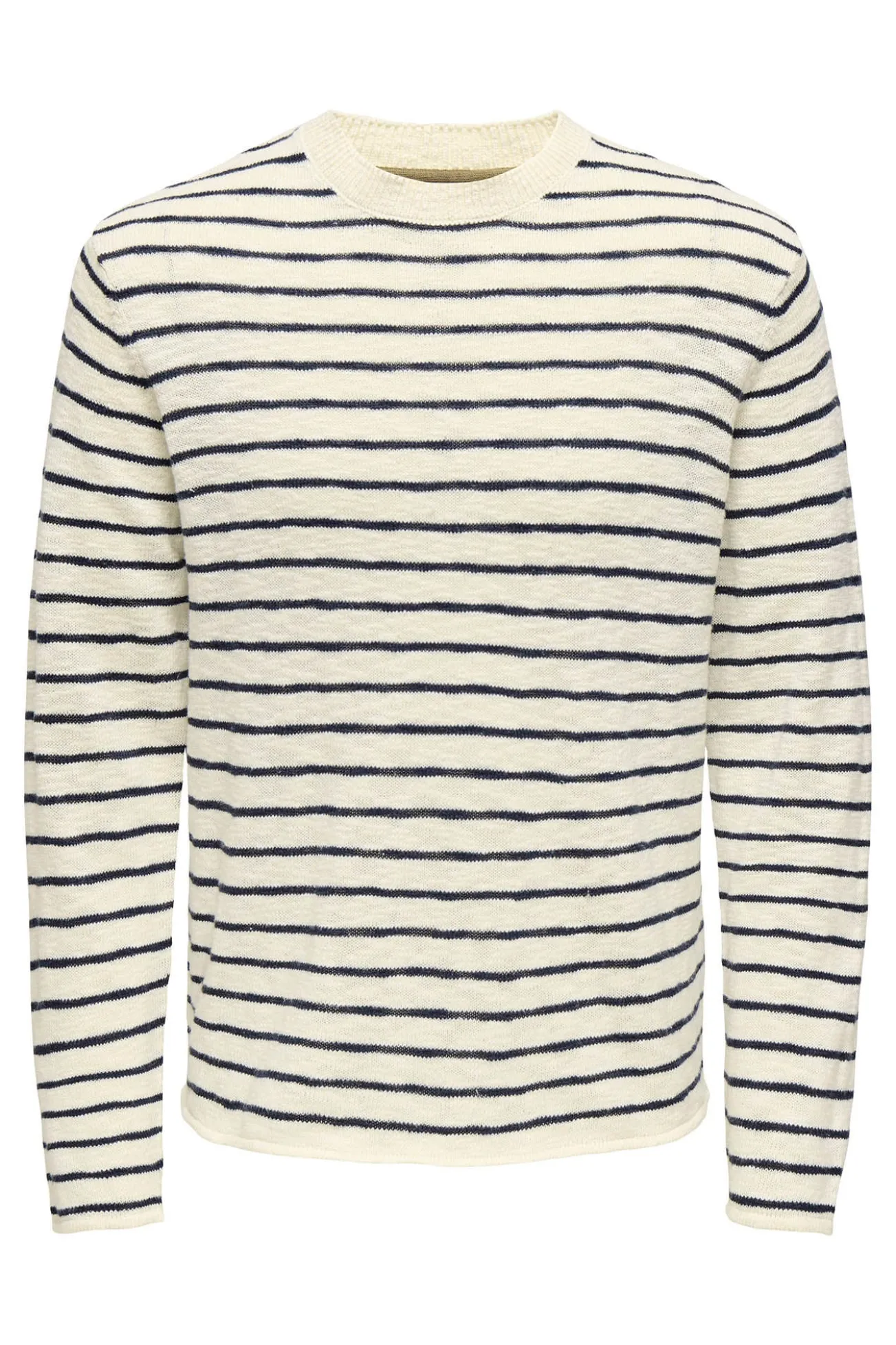 Strick- Herrenpullover mit regular fit.