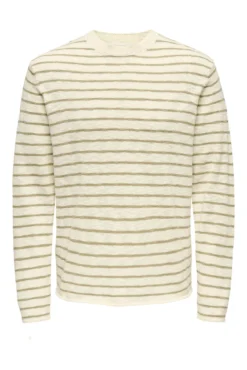 Strick- Herrenpullover mit regular fit.