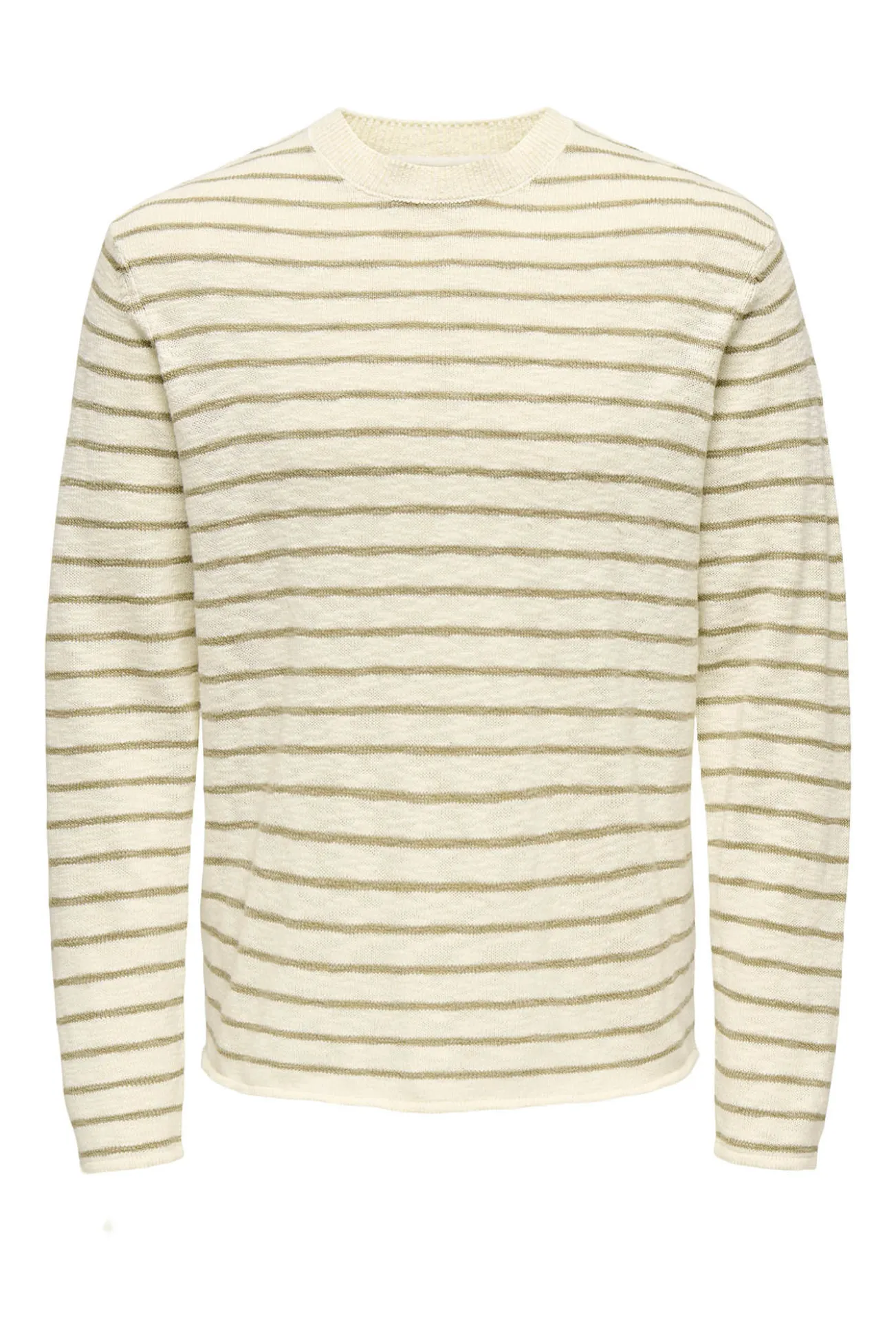 Strick- Herrenpullover mit regular fit.