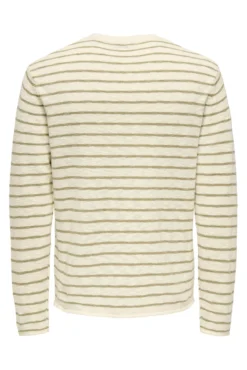 Strick- Herrenpullover mit regular fit.