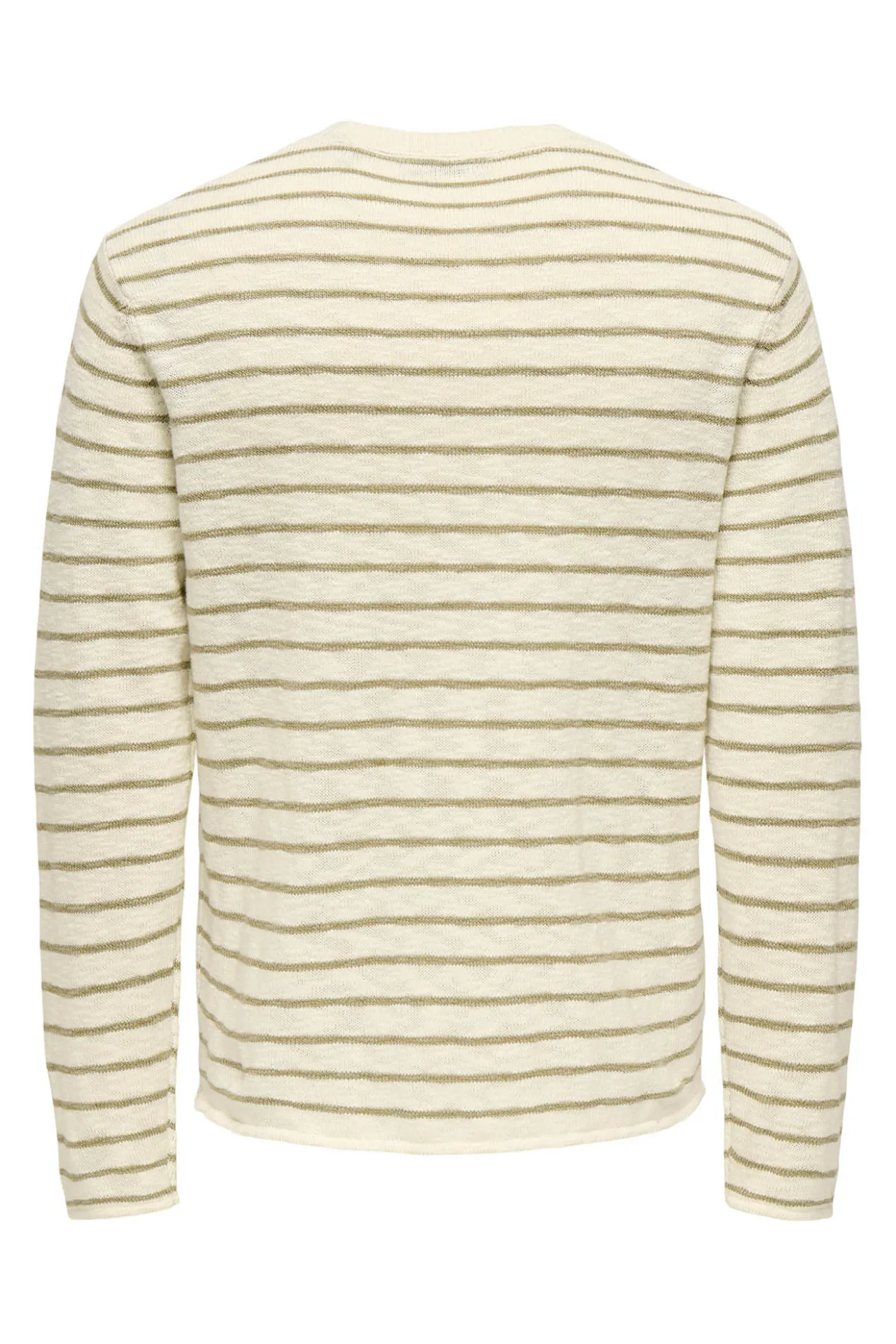 Strick- Herrenpullover mit regular fit.