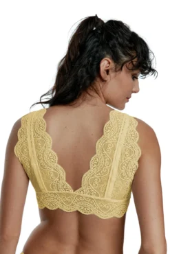 Sutiã halter de renda Sunlit