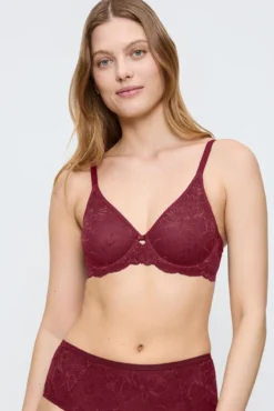 Sutiã shapewear/moldador com renda