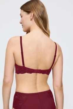 Sutiã shapewear/moldador com renda