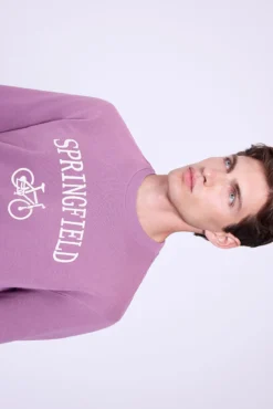 Sweatshirt básico com estampa
