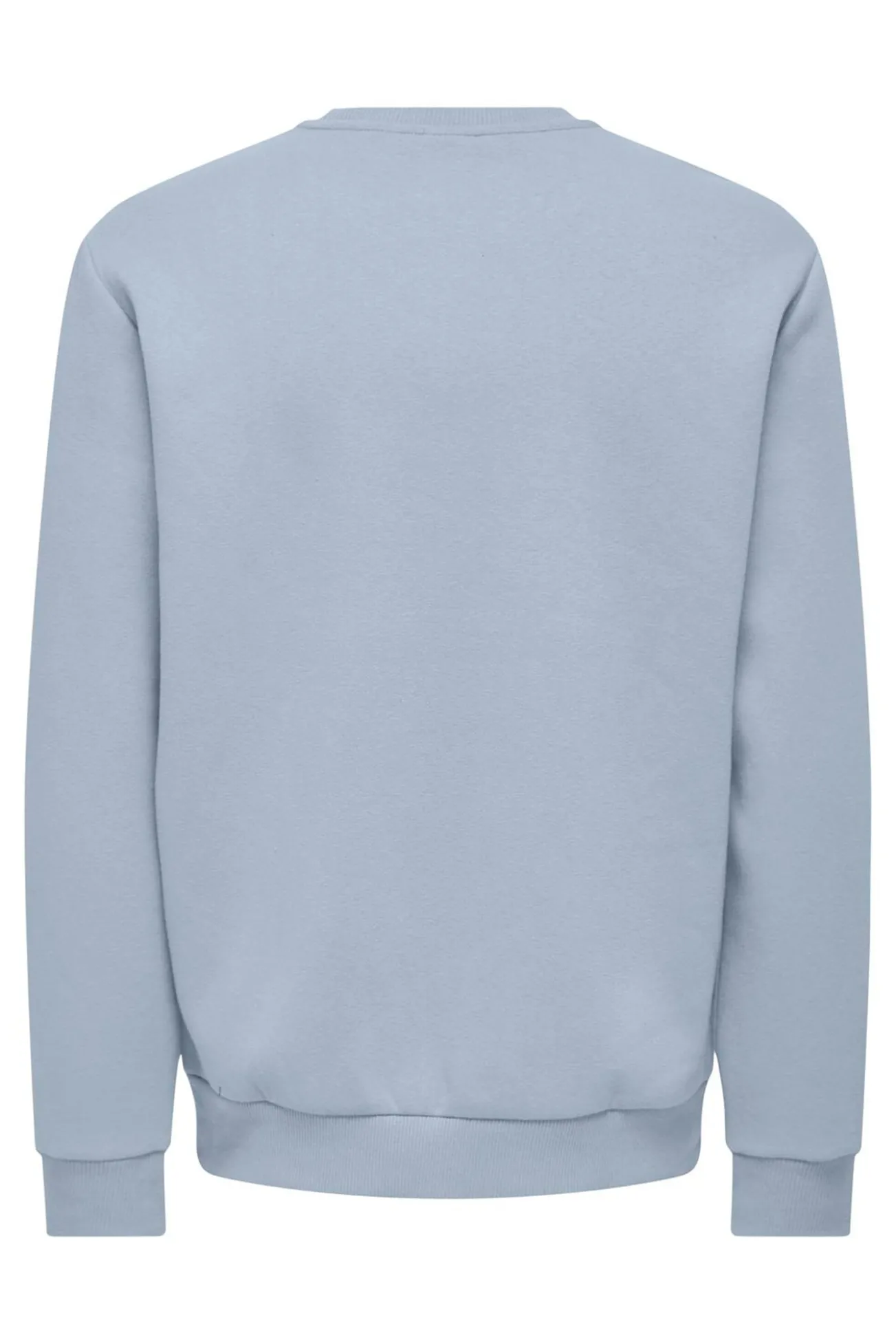 Sweatshirt básico masculino com gola redonda