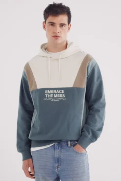 Sweatshirt capuz cortes