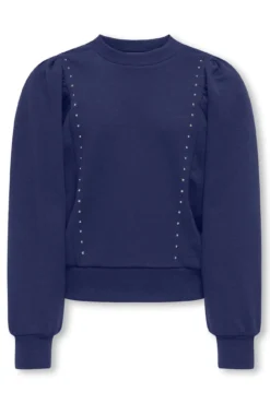 Sweatshirt com brilhantes