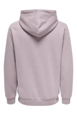 Sweatshirt com capuz de lã