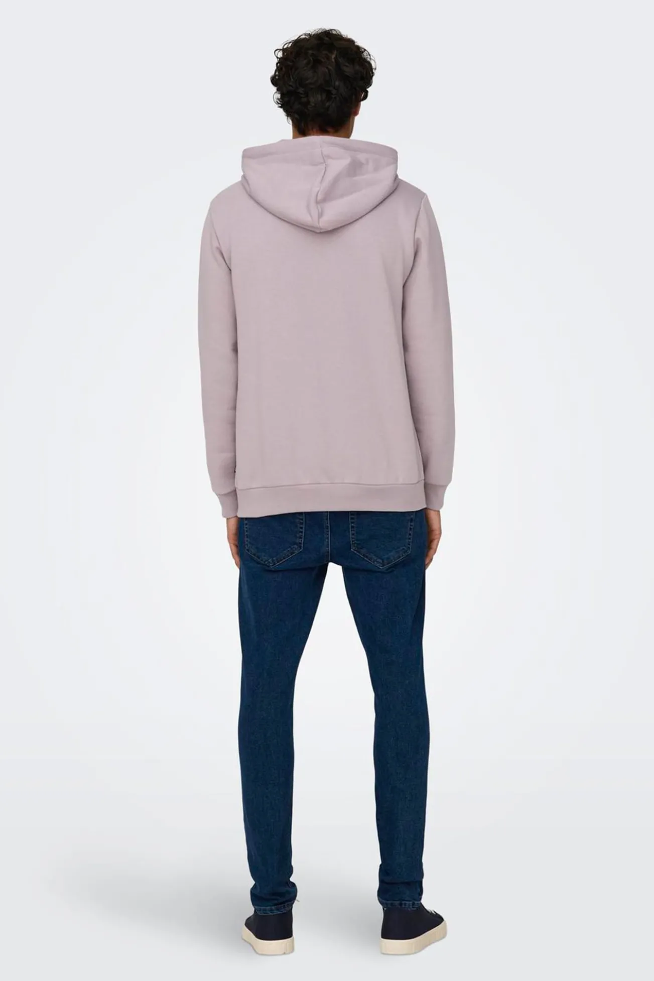 Sweatshirt com capuz de lã