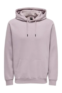 Sweatshirt com capuz de lã
