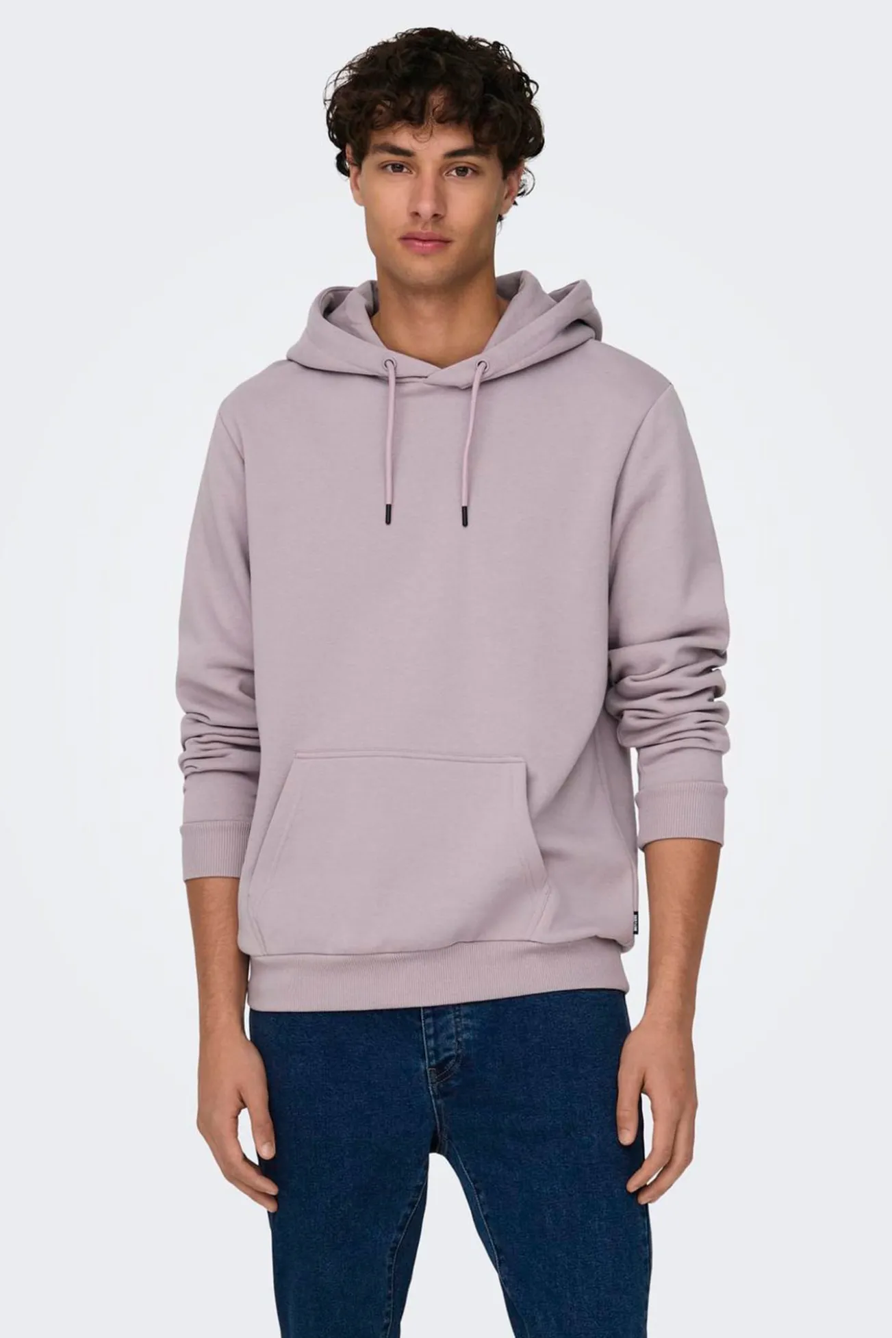 Sweatshirt com capuz de lã