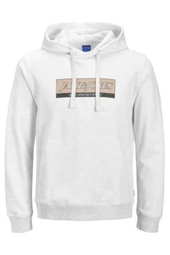 Sweatshirt com capuz e logo frontal