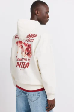 Sweatshirt com capuz pizza