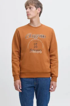 Sweatshirt com estampado frontal