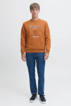 Sweatshirt com estampado frontal