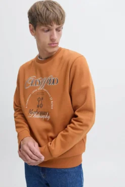 Sweatshirt com estampado frontal