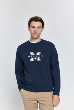 Sweatshirt com estampa regular fit