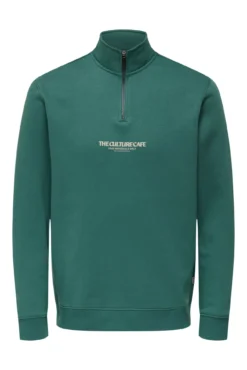 Sweatshirt com fecho-éclair