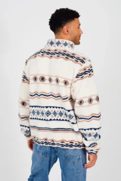 Sweatshirt com gola e fecho-éclair