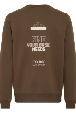 Sweatshirt com gola redonda
