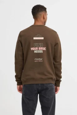 Sweatshirt com gola redonda
