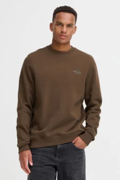 Sweatshirt com gola redonda