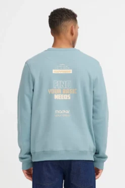 Sweatshirt com gola redonda