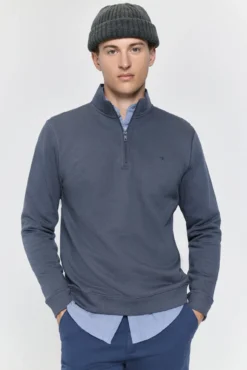 Sweatshirt com logo semi-cisne