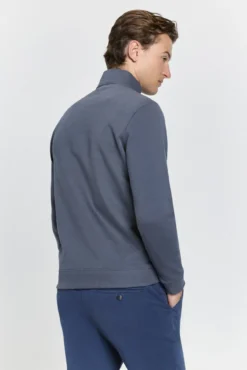 Sweatshirt com logo semi-cisne