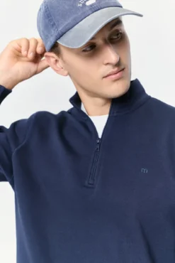 Sweatshirt com logo semi-cisne