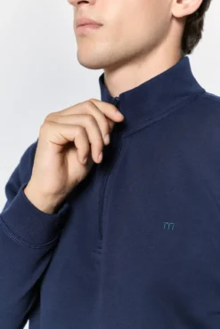 Sweatshirt com logo semi-cisne
