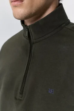 Sweatshirt com logo semi-cisne