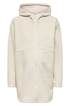 Sweatshirt comprida de borrego maternidade