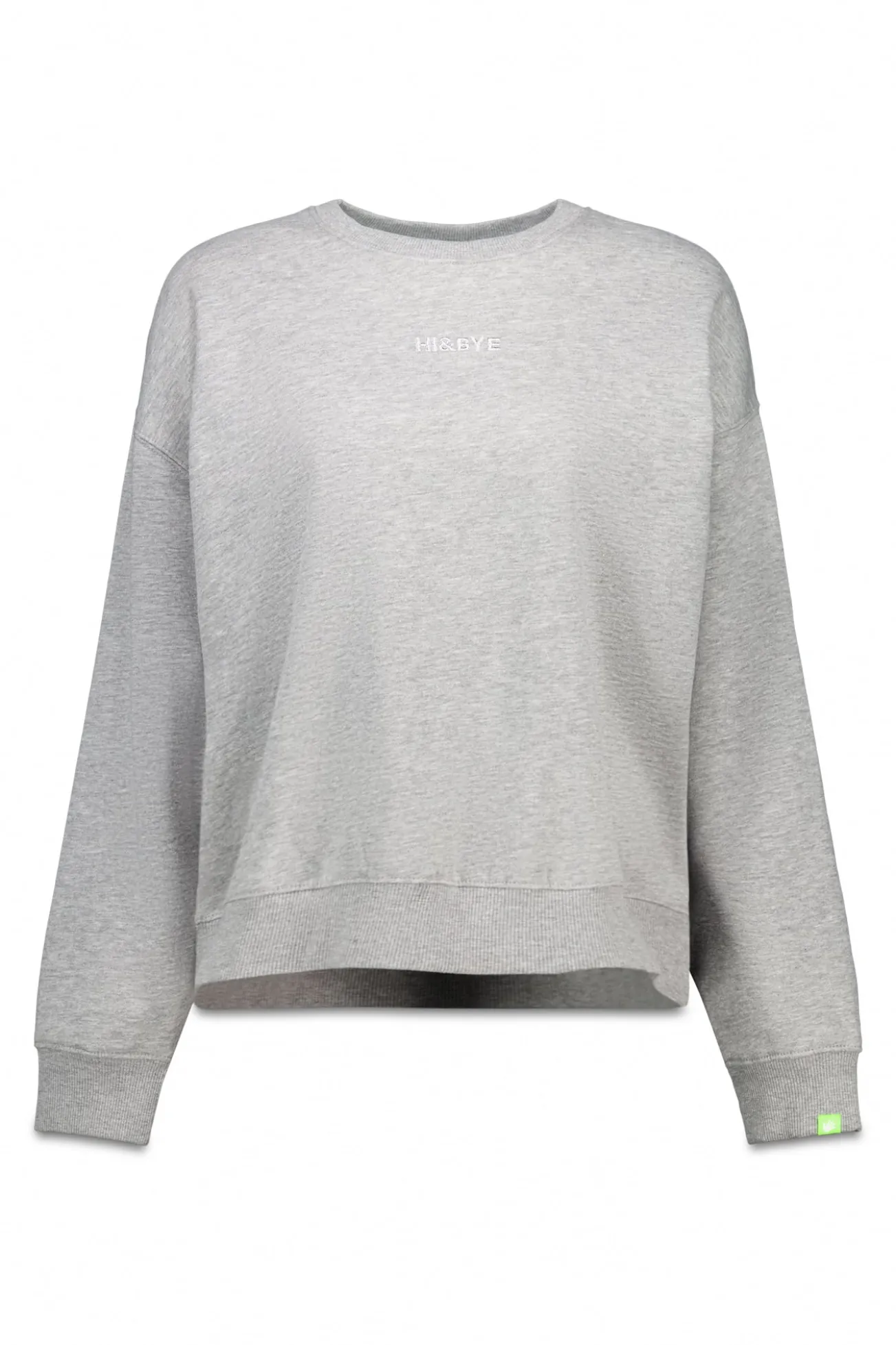 Sweatshirt de lã cinza com logo