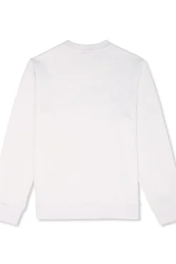 Sweatshirt de manga comprida e gola redonda